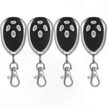 Wireless Remote Control for Garage Door Opener 4 Pack 433.92MHz