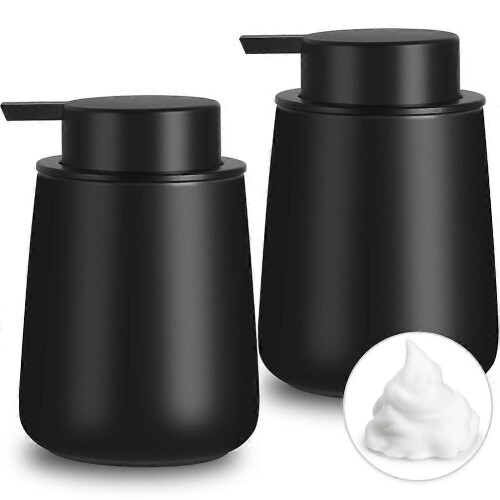 Automatic Foaming Soap Dispenser 2 Pack for Kitchen, 12 Oz