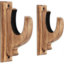 Wandhalterung aus Holz für Gewehrhalter