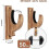 Support mural en bois pour fusil de chasse 2