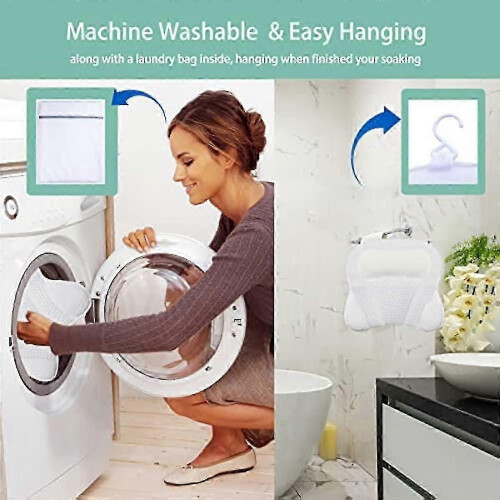 Bath Pillow Headrest for Bathtub Comfort Spa 2