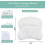 Bath Pillow for Tub Back Support Neck Comfort 4