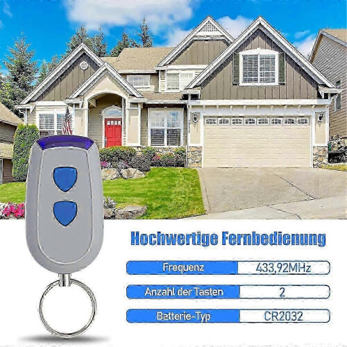 Remote Control 433.92 MHz 2pack for Crawford EA433 2KS Gates 2