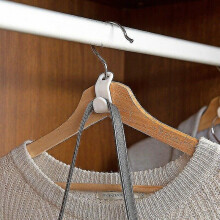 Stapelbare Gliederschnallenhaken, 50 Stück, für Kleiderschränke
