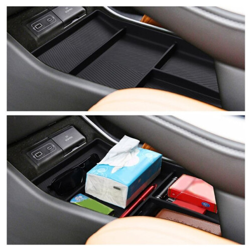Center Console Armrest Storage Box for Xpeng G9 Car Central Lower Layer Storage Tray Organizer Accessories 2