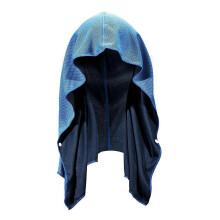 (65x30cm, Blue) Microfiber Cool Towel for Neck and Face Gyms Towel for Pilates Sports Camping Gray