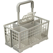 Cutlery Basket Replacement 242x124x135mm Compatible with Most Dishwashers, Pull-Out Storage Box