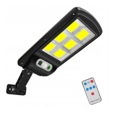 Solar wandlamp met bewegingssensor, 120 LED's, 2 x 3000 mAh accu's, waterdicht, buitenverlichting voor tuin, erf en oprit.