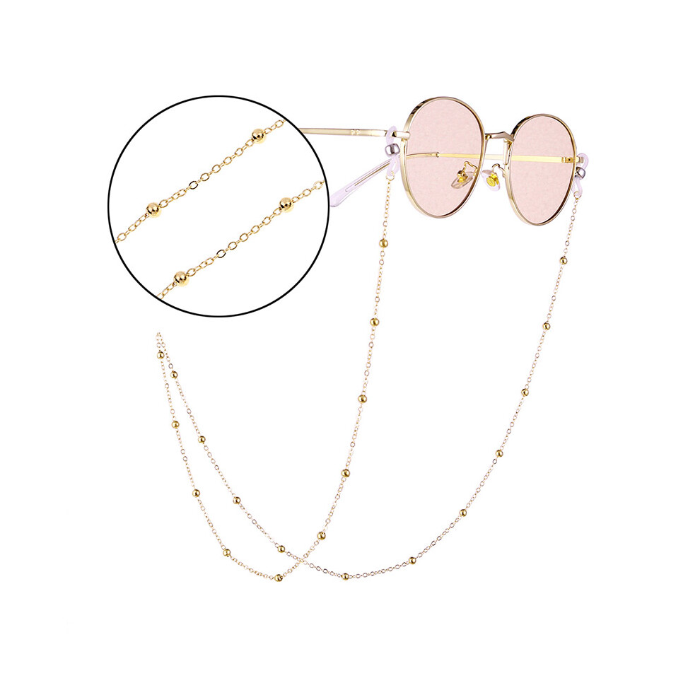 Dcph-Clothing (Gold) Women\'S Anti-Slip Eyeglass Chain Neck Strap
