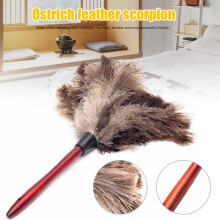 Anti-static Duster Feathers Brush Long Rod Handle Feathers Duster for High Ceiling Blinds Furniture
