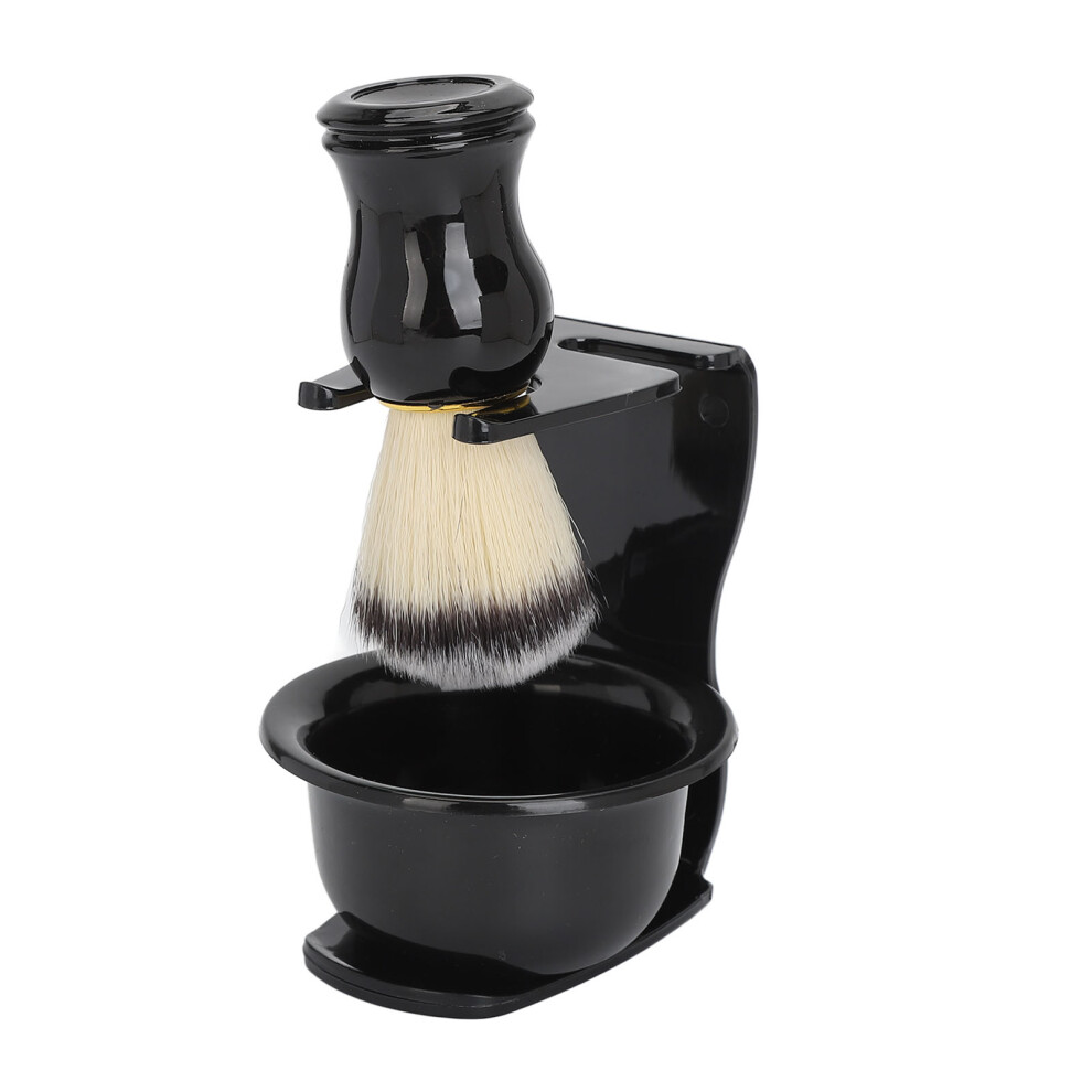Portable Beard Grooming Set with Brush Holder & Soap Bowl for Menâs Hair Care
