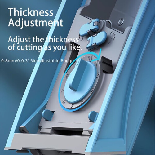 Foldable Vegetable Cutter with Adjustable Stainless Steel Blade Large 1-10L Container 2