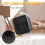 Ceramic Heater with 3-Second Fast Heating, 800W 2 Modes, Energy Saving for Bedroom Home Office Use 3
