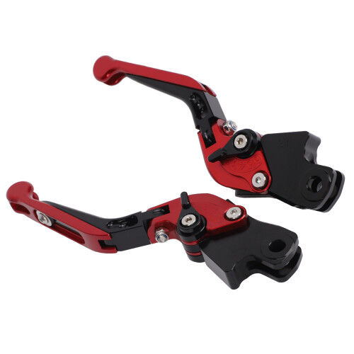 Folding Brake Lever CNC 6061 Aluminium Red