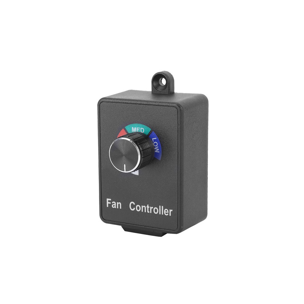 Variable Speed Fan Controller, Electronic Stepless Speed Regulator With Dial, Abs Material, For Duct Fans, Pumps, Tools Lighting 6901508348998