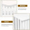 Bedside Table, Mobile with Double Shelf Storage, Compact Side Table for Bedroom, Simple Elegant Design 3