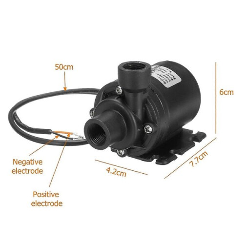 Βυτιοκίνητη Αντλία Νερού 800L/H, DC 12V/24V, IP68, για Κήπο
