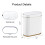 Sensor Bin with Smart Motion Sensor, 8L Narrow Design, IPX5 Waterproof for Bathroom Office Use 3