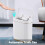 Sensor Bin with Smart Motion Sensor, 8L Narrow Design, IPX5 Waterproof for Bathroom Office Use 5
