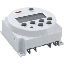 Digitaler Wochenzeitschalter 15 Programme 17 EIN/AUS Schaltungen programmierbar 240V AC 12V DC