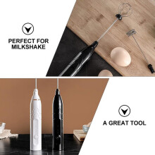 Electric Milk Frother with 20 Seconds Quick Frothing 3 Speed Adjustable Settings, USB Rechargeable Built-in Battery for Coffee Latte Cappuccino
