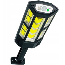 300W IP65 waterdichte solar straatverlichting met afstandsbediening, 124 COB-leds, bewegingsmelder en verstelbare beugel voor buitenverlichting.