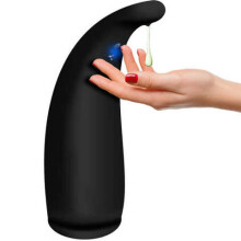 Automatische Zeepdispenser 300ml Aanrakingvrij Sensor met Doorzichtig Venster, IPX6 Waterdicht voor Badkamer Keuken, ABS Materiaal, Batterij