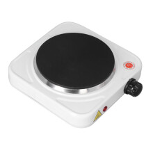Electric Hotplate - 1000W Portable Cast Iron Single Burner Stove for Home Kitchen Outdoor Camping, Household Dormitory Office Use