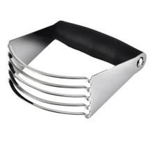 Tagliapasta con fili in acciaio inox e impugnatura antiscivolo - Strumento per tagliare l'impasto e mescolare burro e farina