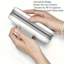 Magnetic Glass Cleaner for High Rise Windows, Double Sided with Magnetic Control System for External Glass Panel Cleaning