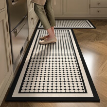 Kitchen Mat 50x80cm PVC Non-Slip, Water and Oil Absorbent Floor Mat for Sink Area, Quick Drying Diatomaceous Earth Material