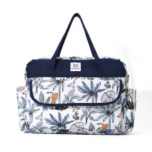 (B) Handle Bag With Insulated Bottle Compartment And Stroller Hook For Baby Items Organization