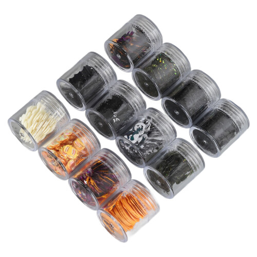 Halloween Nail Art Sequins PET PVC Multicolor