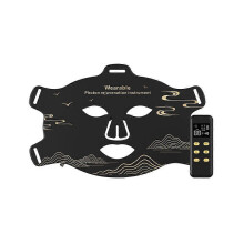 Red LED Therapy Mask with Flexible Soft Silicone Infrared Light, 4 Colors, Anti-Aging, Advanced Photon for Skin Rejuvenation and Whitening