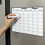 Fridge Magnet Calendar, Rubber Refrigerator Organiser, Rectangular Planning Tool for Household 1