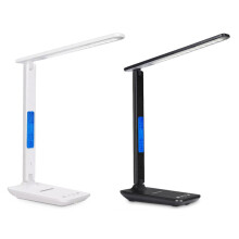 Desk Lamp with Touch Dimming, 3 Colour Temperatures 5 Brightness Levels, Adjustable Arm, UK Plug Desk Light for Study Reading