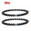 (black 2) 2pcs Turkish Bracelet Beads Obsidian Men 1