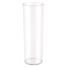 Acrylic Cylinder Vase for Hydroponic Plants, Shatterproof 15x40cm Clear Flower Display Vase, Tall Home Decor Bottle
