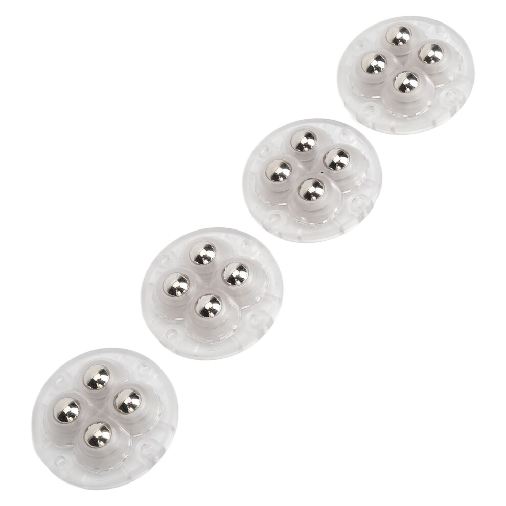 8Pcs Self-Adhesive Steel Roller Ball Casters For Trash Cans, Universal Wheel 7621388530076