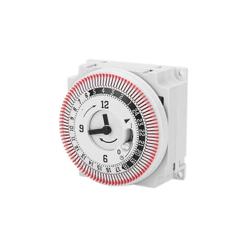 WiFi Smart Timer Switch, White PC Material Wall Switch for Home Automation, FRK15-3 Model