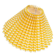 Small Lampshade for E27 Table Lamp, Foldable and Dustproof Fabric Iron Shade, Easy Install Accessory