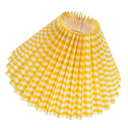 Small Lampshade for E27 Table Lamp, Foldable and Dustproof Fabric Iron Shade, Easy Install Accessory