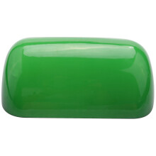 Glass Lampshade 226*136mm Green for Desk Lamp, Office Lamp, Floor Lamp Replacement Part, 1pc Shade with Carton