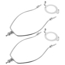 Lampshade Harp 2 Pack, Metal Rustproof Bracket for Table Lamp Shade Fixing Bulb Protection
