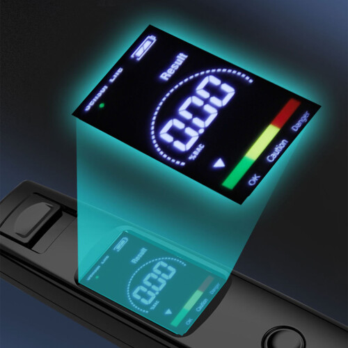 Portable Alcohol Tester with LED Screen 200mAh, 3 Colors Indicating 2