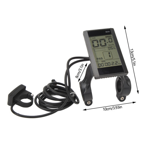 S830 LCD Display 24V/36V/48V 22.2mm Waterproof 1