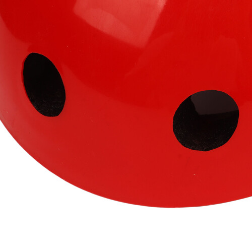 Red Kids Helmet - Adjustable Straps, Lightweight 2