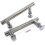 2 Pcs 145mm (14.5cm) Chrome Abs Shower Door Handle, Hole To Hole 2