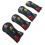 4Pcs Skull PU Golf Head Covers One Size Black 8