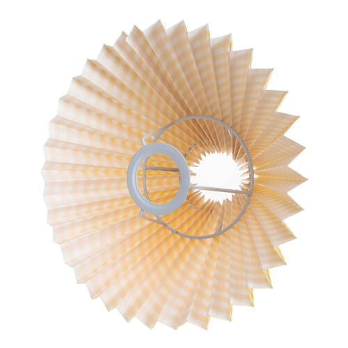 Small Lampshade for E27 Table Lamp, Foldable and Dustproof Fabric Iron Shade, Easy Install Accessory 2